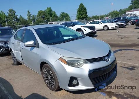 2016 Toyota Corolla S Plus z USA, uszkodzony, nr VIN 2T1BURHE6GC660920